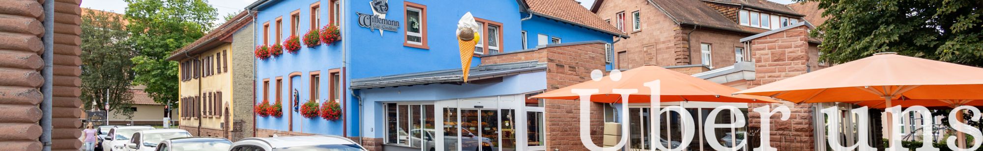 Unser Café in Buchen von außen