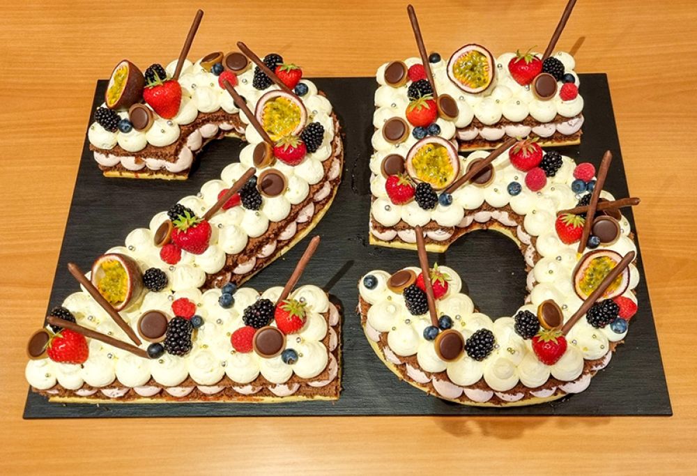 Zahlentorte zum 25. 